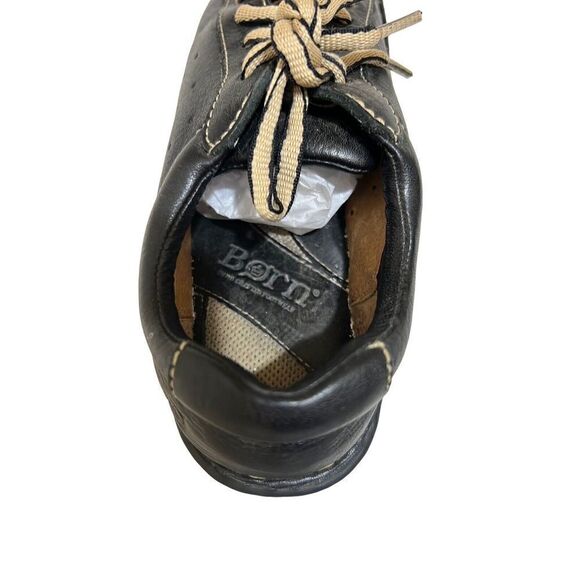 Amputee Born shoes Lace Up amputee left shoe only Dark brown bullseye Leather 8 - Picture 3 of 5
